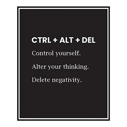 Motivational Wall Art Prints - Inspirational Office Decor & Business Posters for Workplace, Home Office & Study Room | Uplifting Quotes & Encouraging Signs for Productivity Boost