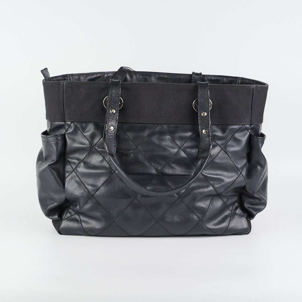 Chanel Biarritz GM Tote Bag - Luxury Leather Handbag for Women, Designer Shoulder Bag with Double C Handles - Perfect for Work, Travel & Everyday Use
