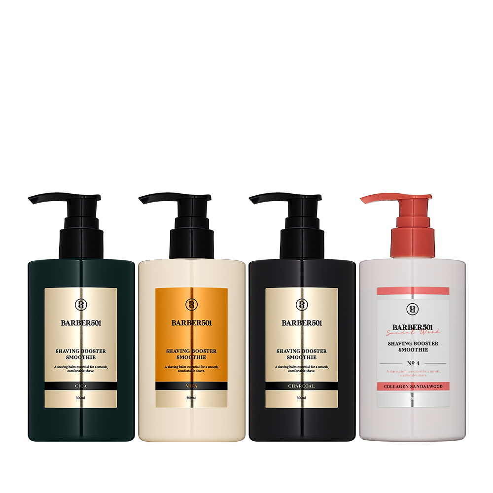 BARBER501 Shaving Booster Smoothie 300ml - Premium Shaving Cream for Men - Smooth & Hydrating Shave - Ideal for Daily Grooming & Barber Shop Use