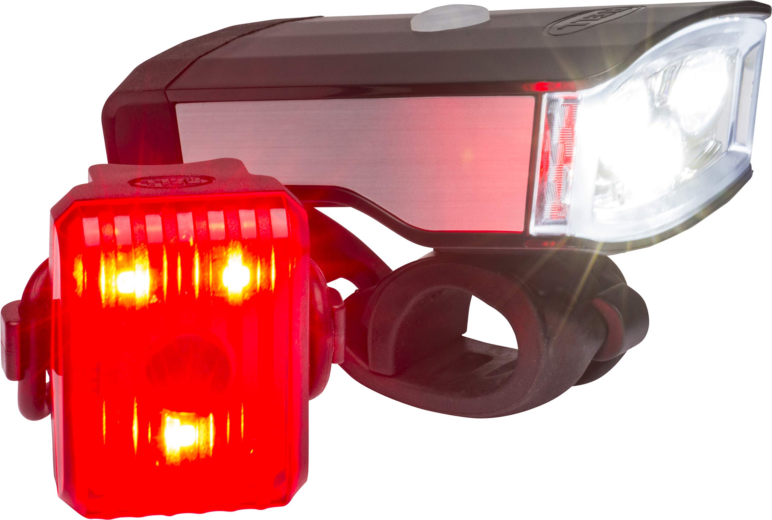 Bell Lumina Premium Bike Light Set - High Visibility Front & Rear LED Bicycle Lights for Night Riding, Commuting & Safety - Waterproof & Rechargeable Cycling Accessories