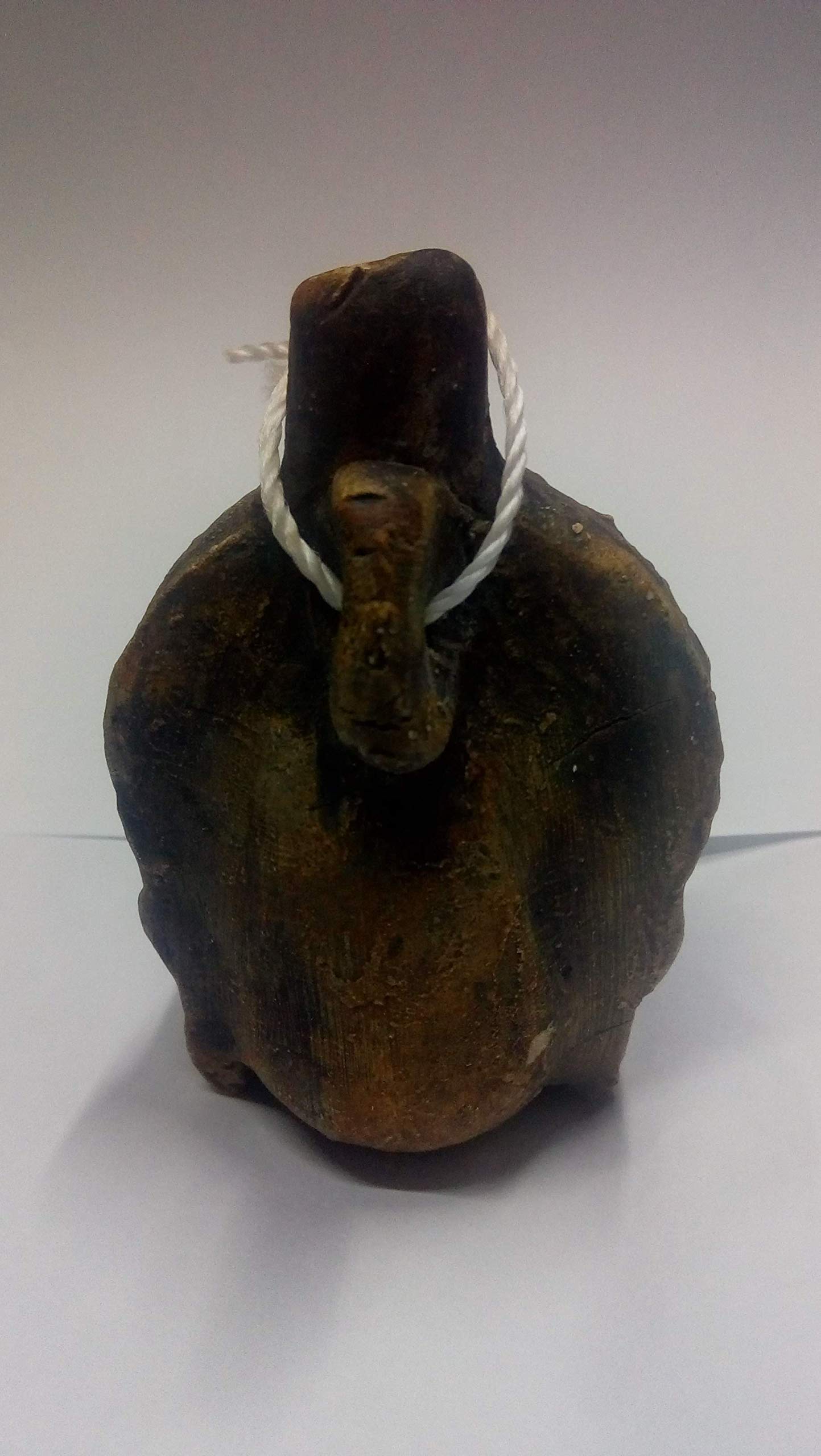 Handcrafted Mictlantecuhtli Death Whistle - Authentic Aztec Artifact, Mexican Pre-Hispanic Ceramic Sculpture - Perfect for Historical Collections, Cultural Decor & Unique Gifts