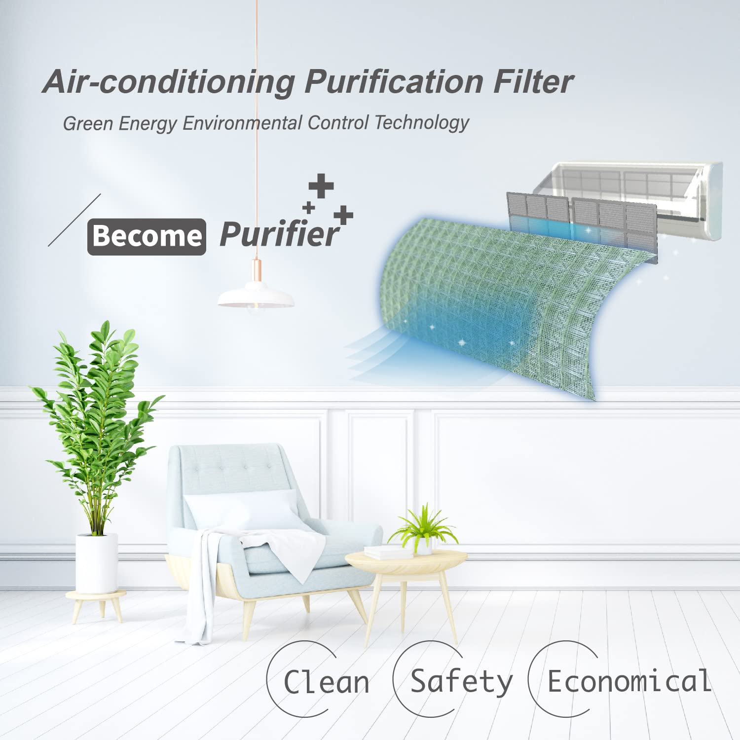Originallife CLEAN Washable Air Conditioner Filter - 22.4
