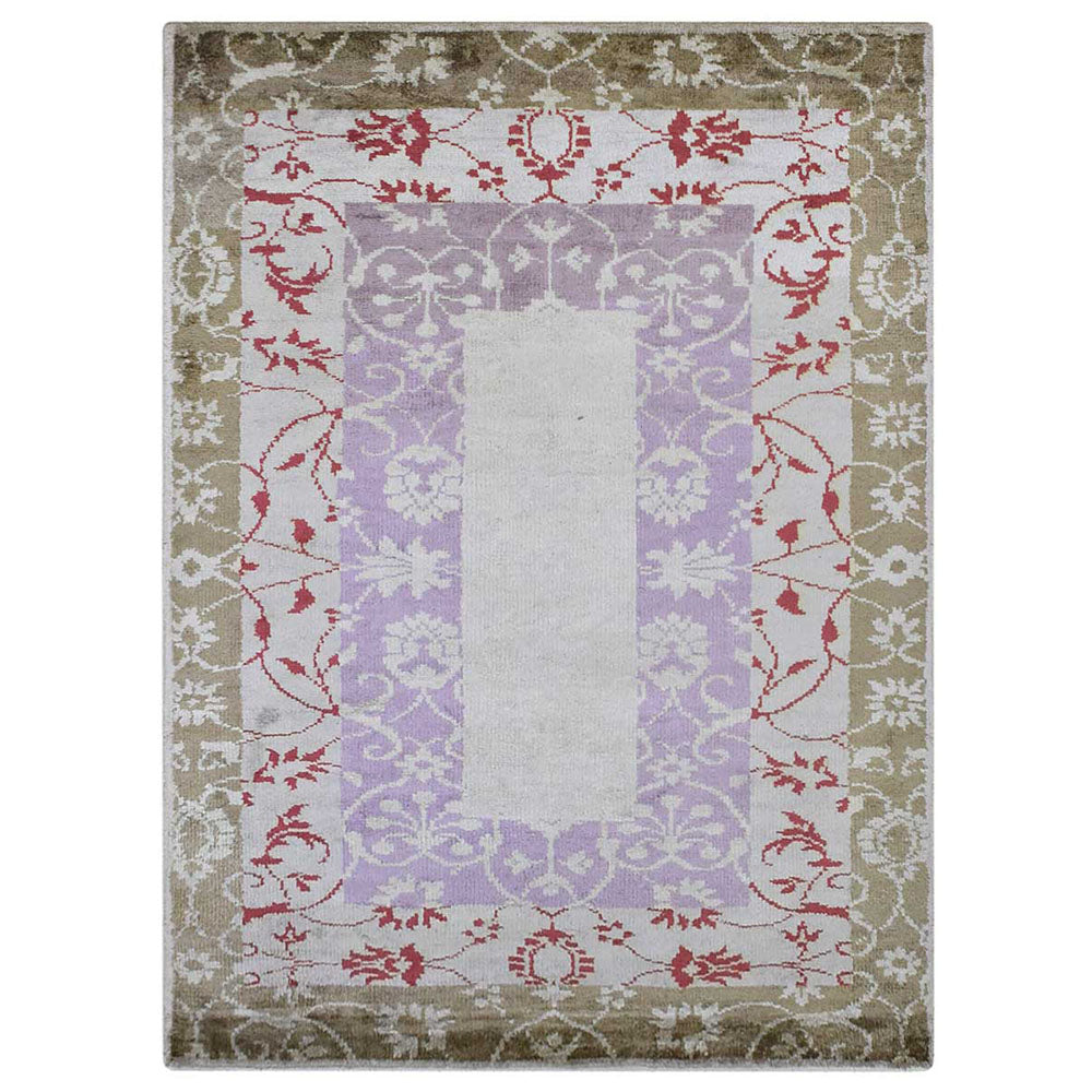 Hand Knotted Hypnotic Rug - Premium Bohemian Style Area Rug for Living Room, Bedroom & Home Decor