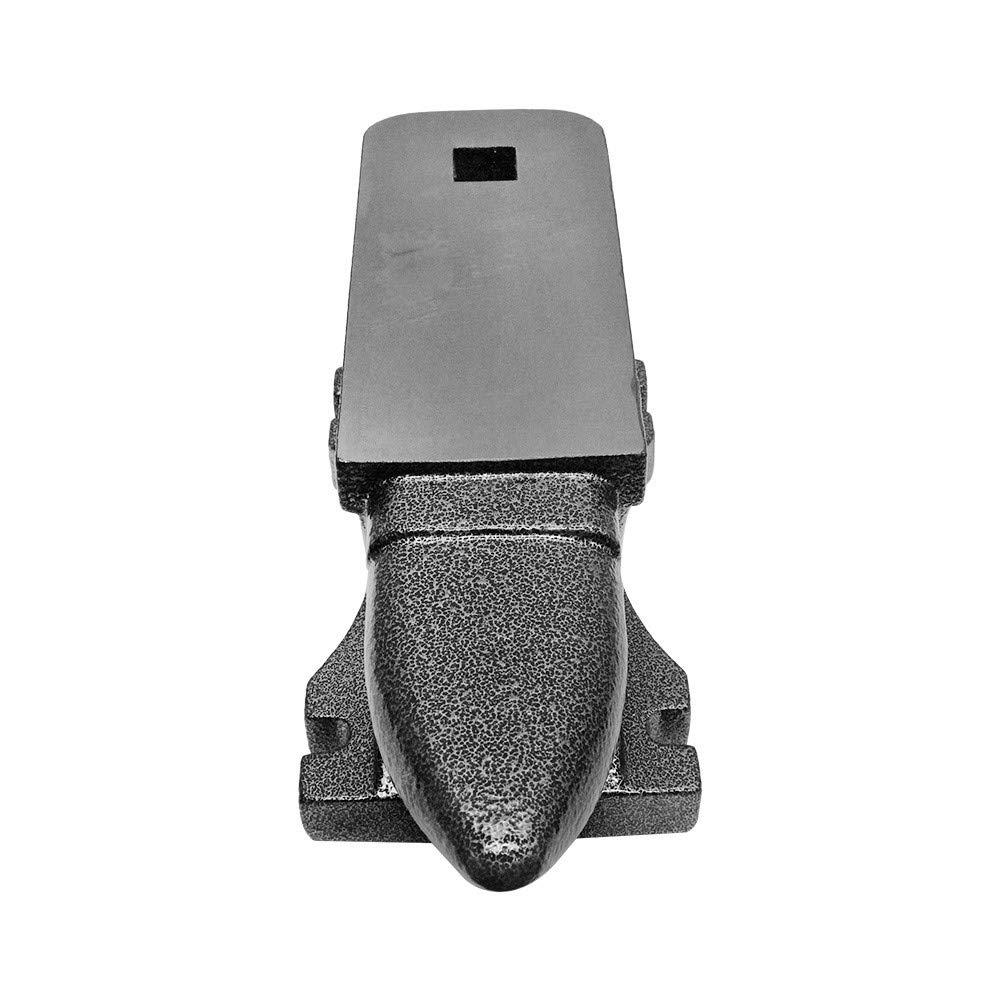 Prolinemax Blacksmith Cast Iron Heavy Duty 75 Lbs Anvil with Long Horn and Hardy Hole - Perfect for Metalworking, Forging, and DIY Blacksmith Projects