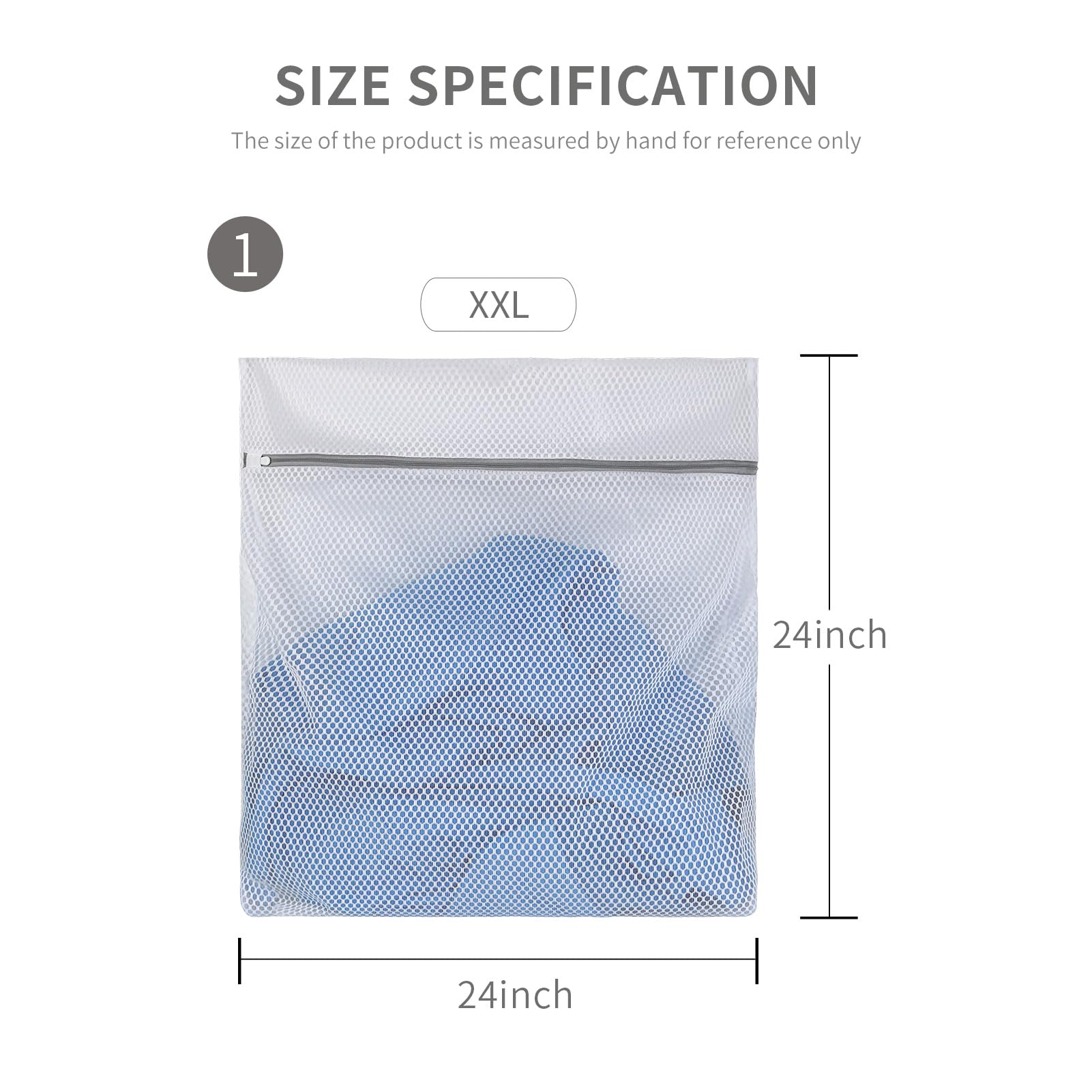 2 XX-Large Honeycomb Mesh Delicates Bags for Washing Machine (24