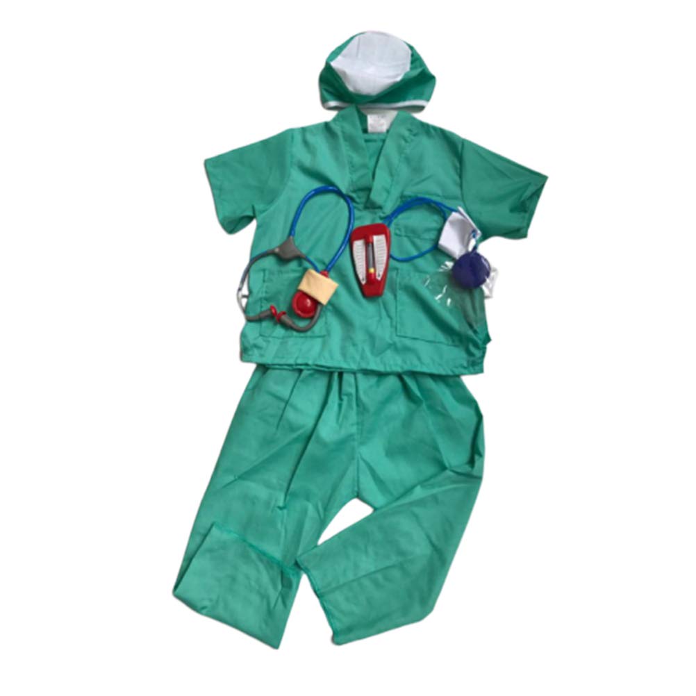 Halloween Kids Doctor Costume for Boys & Girls - Halloween Home Decorations & Role Play Outfit for Masquerade Parties, Trick or Treat, School Plays & Dress-Up Fun