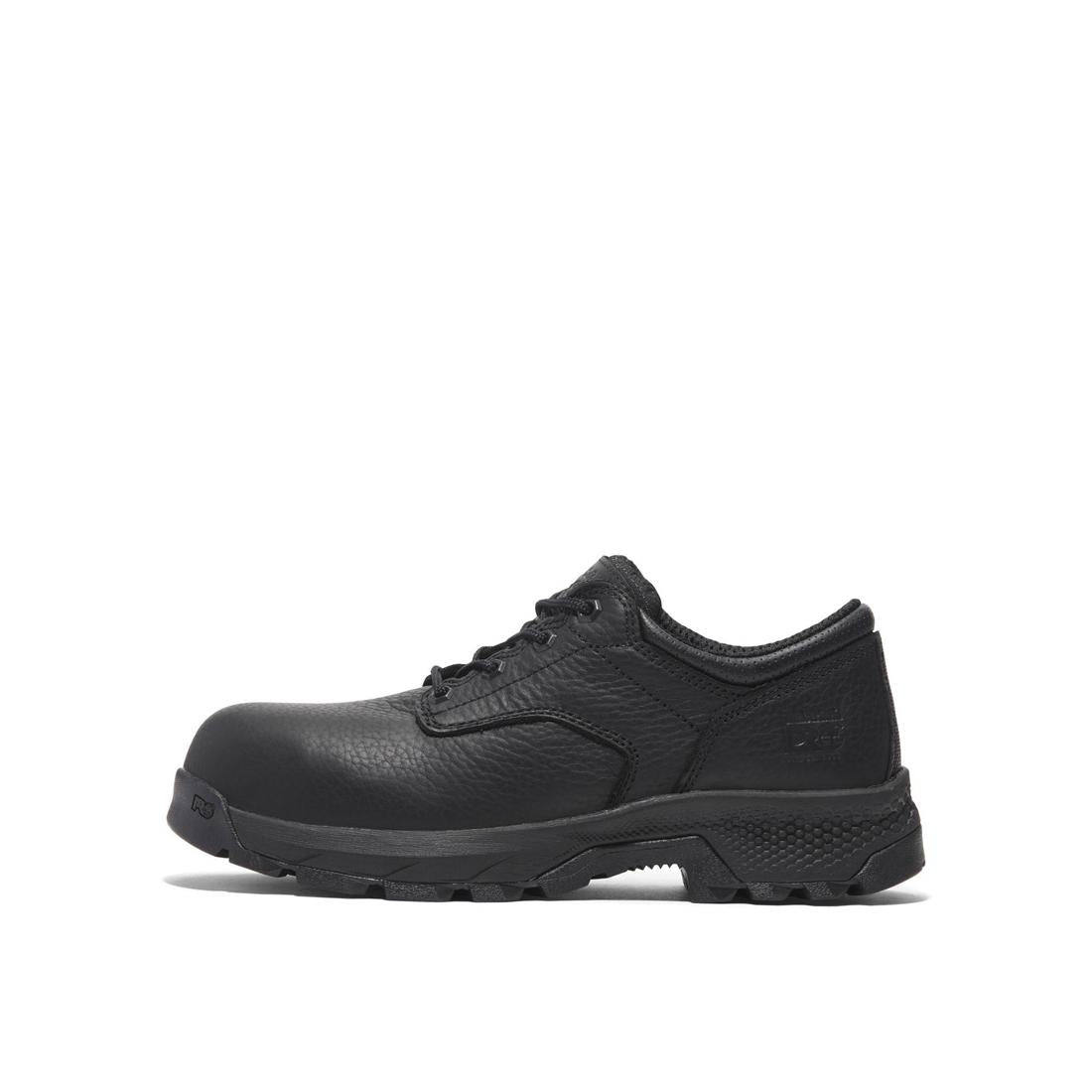 Titan Ev Composite Toe Oxford Work Shoes for Men - Black Safety Shoes for Construction, Warehouse & Industrial Work - Lightweight & Comfortable