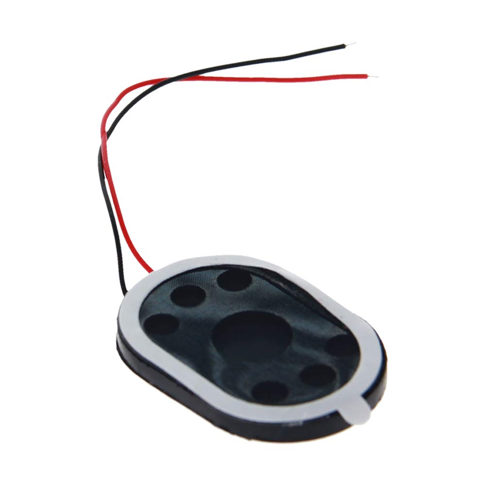 Fielect 2Pcs 8Ohm 1.5W Internal Magnet Speaker with Wire - 20x30x4mm Mini DIY Speaker for Electronics, Audio Projects & Home Theater Systems
