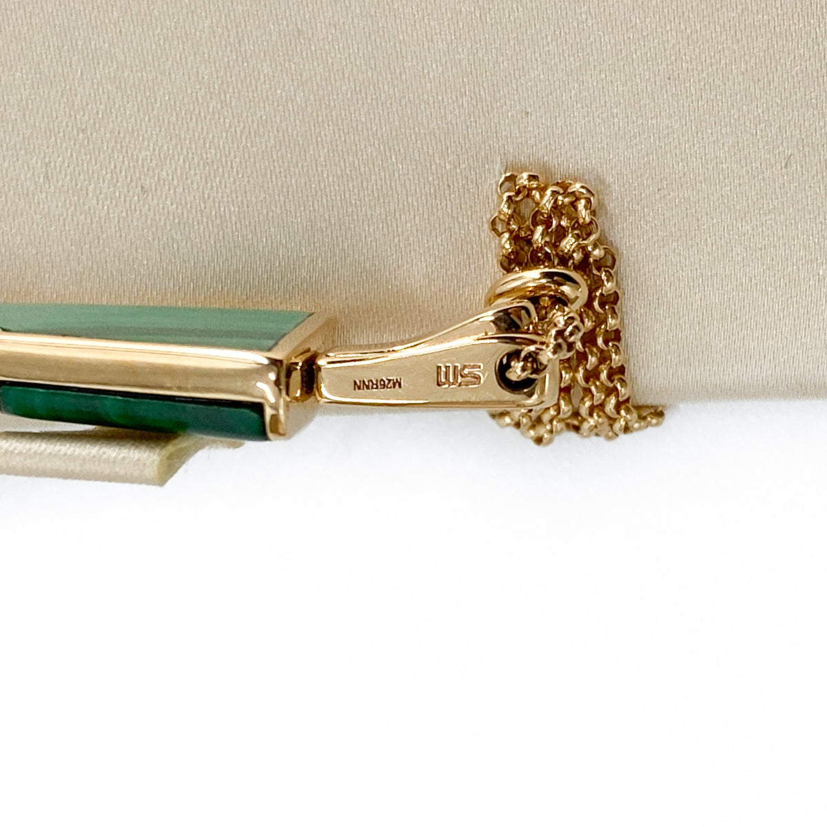 BVLGARI BVLGARI 18K Gold Bracelet with Malachite & Pavé Diamonds - Luxury Jewelry for Women, Perfect for Parties, Weddings & Special Occasions