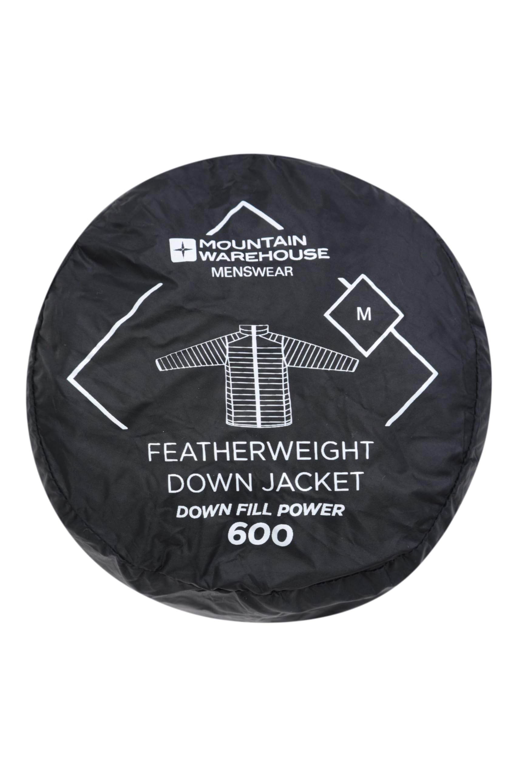 Lightweight Men's Down Jacket Waterproof Raincoat - Mountain Warehouse - Perfect for Hiking, Camping & Outdoor Adventures