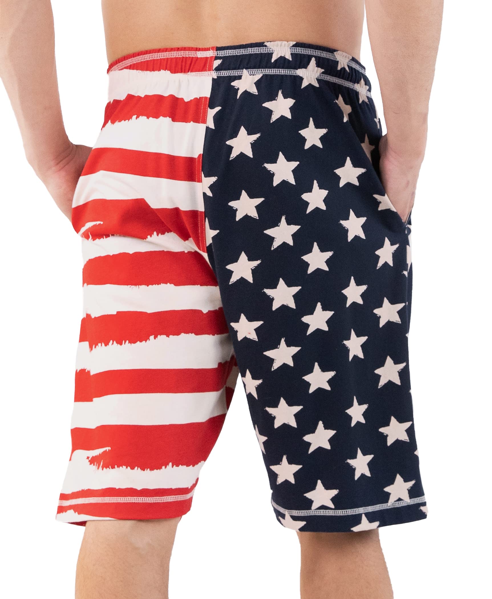 Lazy One Men's Pajama Shorts - Soft Cotton Sleepwear & Lounge Pants for Comfortable Nightwear, Home Relaxation & Summer Sleep