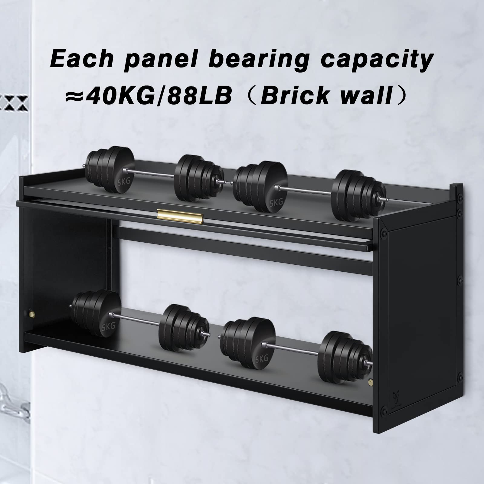 Wall Mounted Medicine Cabinet - Large Capacity Metal Storage with Adjustable Shelves (83x27x35cm, Black) | Perfect for Bathroom, Kitchen & Bedroom Organization