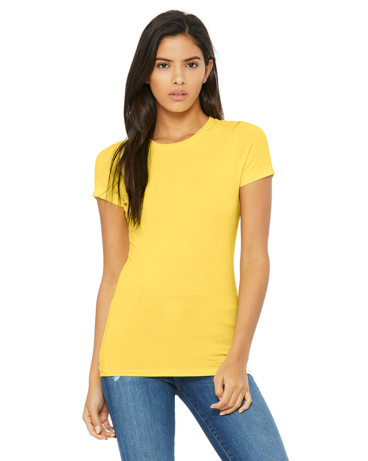 Bella + Canvas 6004 Women's Slim Fit Short Sleeve T-Shirt - Soft Cotton Tee for Casual Wear, Gym & Everyday Outfits