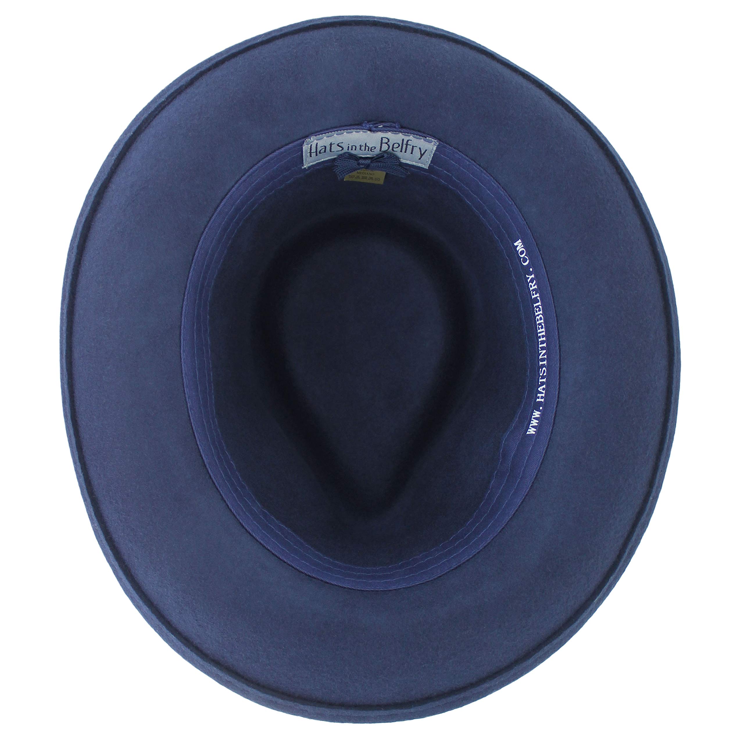 Wool Crushable Fedora Hat for Men - Black, Grey, Navy, Brown - Perfect for Outdoor & Casual Wear