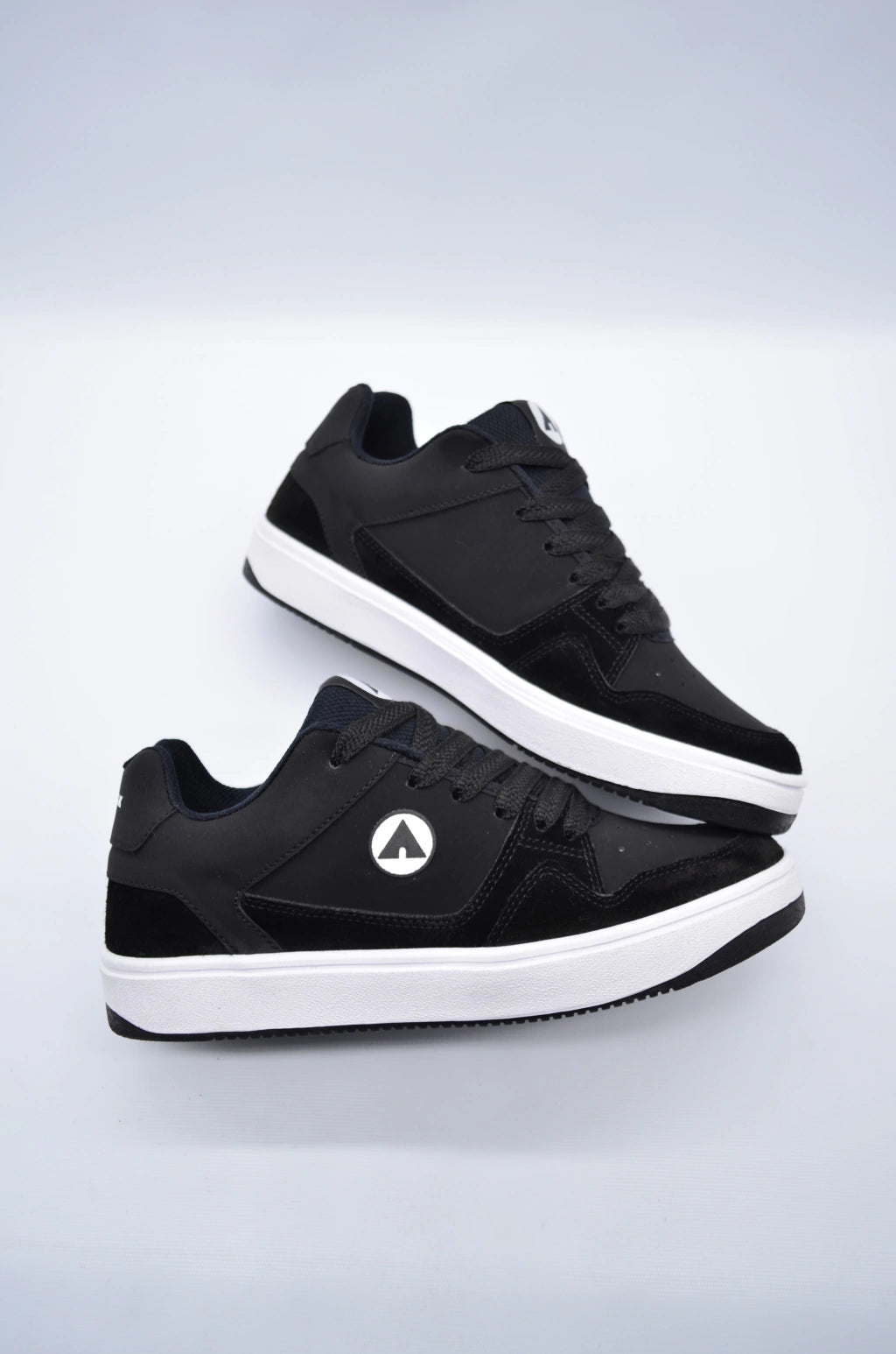 Air Walk H Brook Black Sneakers - Comfortable & Stylish Walking Shoes for Men & Women - Perfect for Running, Gym, Workout & Casual Wear