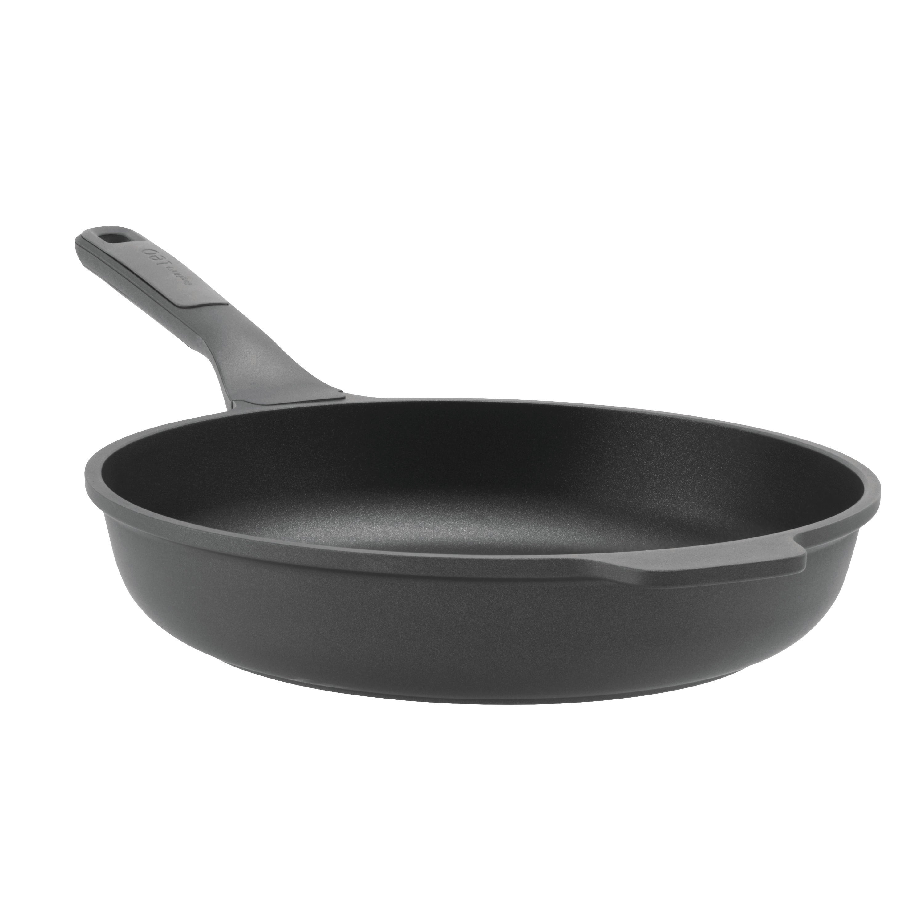 BergHOFF Stone 11-Inch Non-Stick Frying Pan 3.2 Quart - Premium Ceramic Coated Cookware for Sauteing, Frying & Omelets | Perfect for Gas, Electric & Induction Stovetops