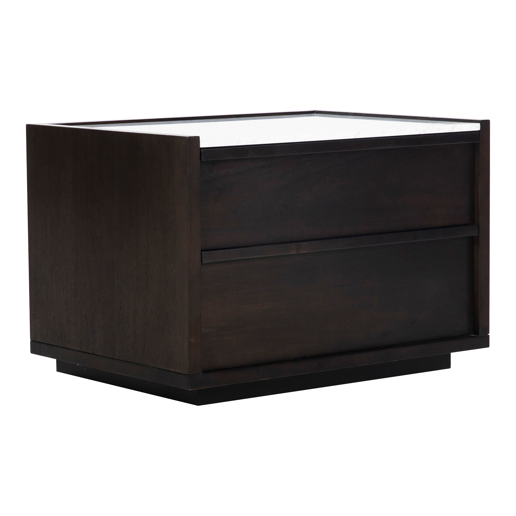 Ashcroft Nightstand - Modern Gray Bedside Table for Bedroom, Living Room & Guest Room - Compact Storage with Drawer & Shelf