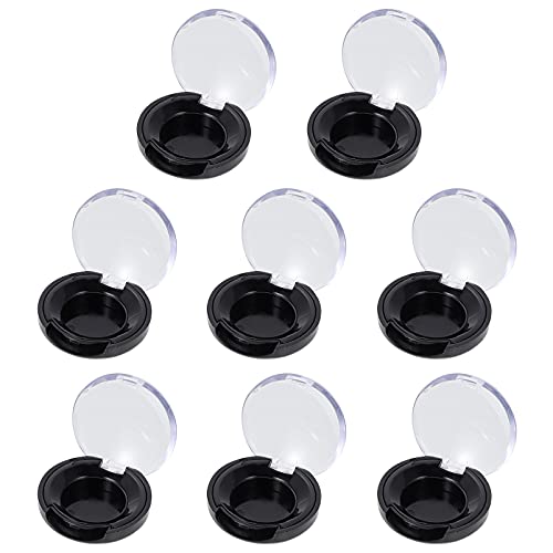 FRCOLOR 8-Piece Empty Makeup Powder Containers Set - Travel-Friendly Plastic Loose Powder Compact Case for Blush, DIY Cosmetics & Highlighters | Perfect for Makeup Artists, Travel Organizers & Cosmetic Storage