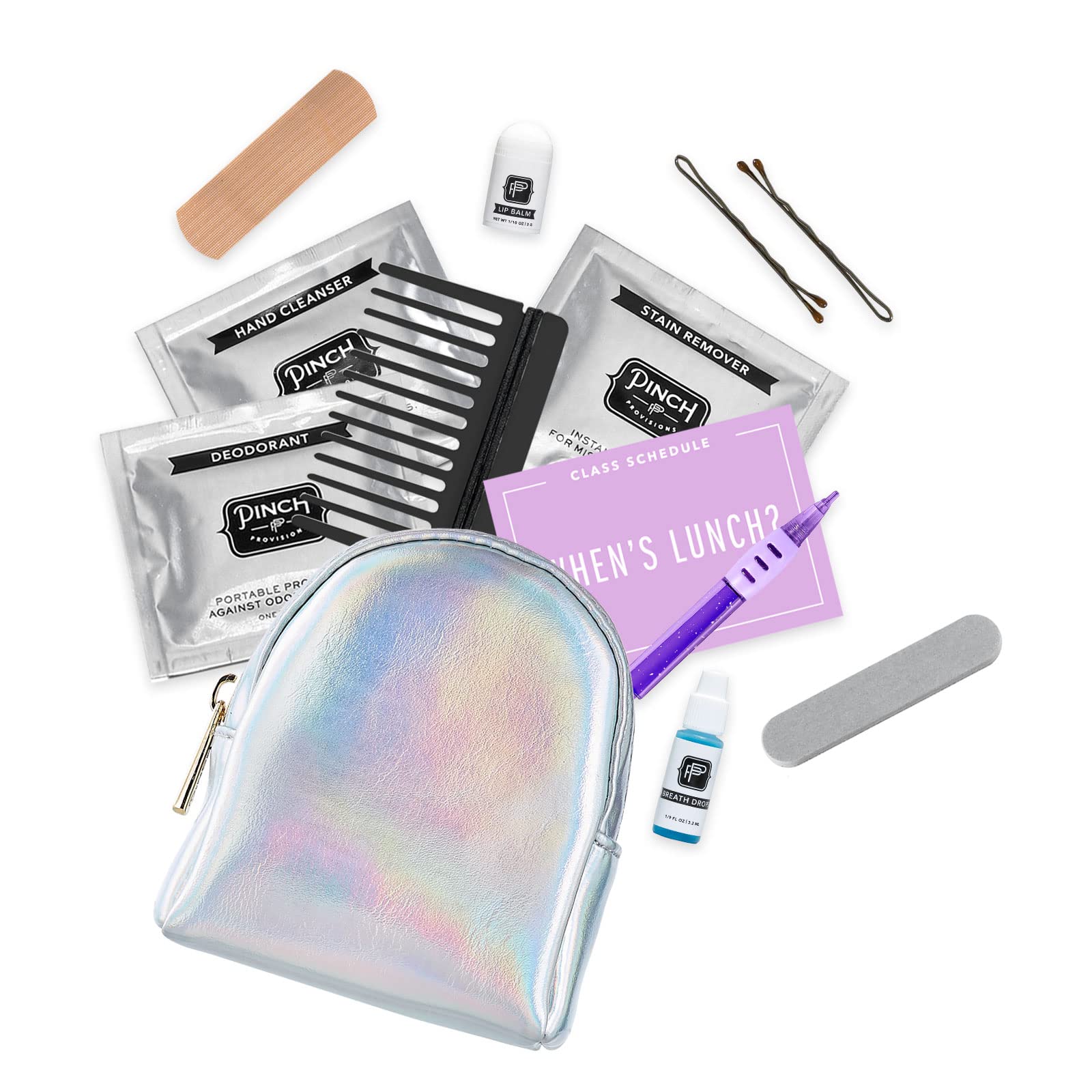 Pinch Provisions Got Your Back Pack - Emergency Mini Pouch Kit with 12 Essential Items, Perfect School Backpack Organizer for Teens | Great Gift for Sisters, Best Friends & Classmates | Ideal for School, Travel, and Everyday Carry