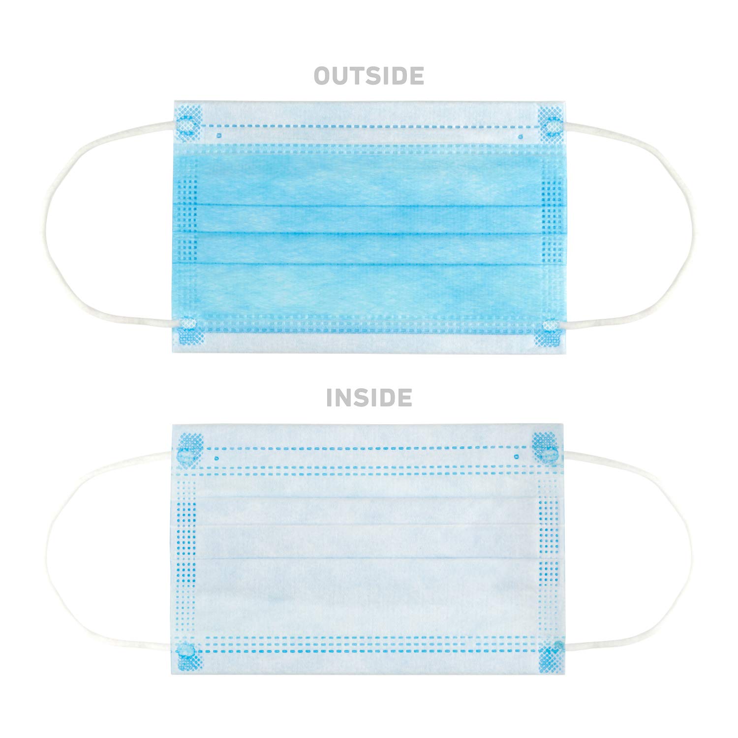 StringKing Disposable Kids Face Masks - Premium 3-Layer Filter Protection for Children - Soft & Breathable - Ideal for School, Travel & Daily Activities