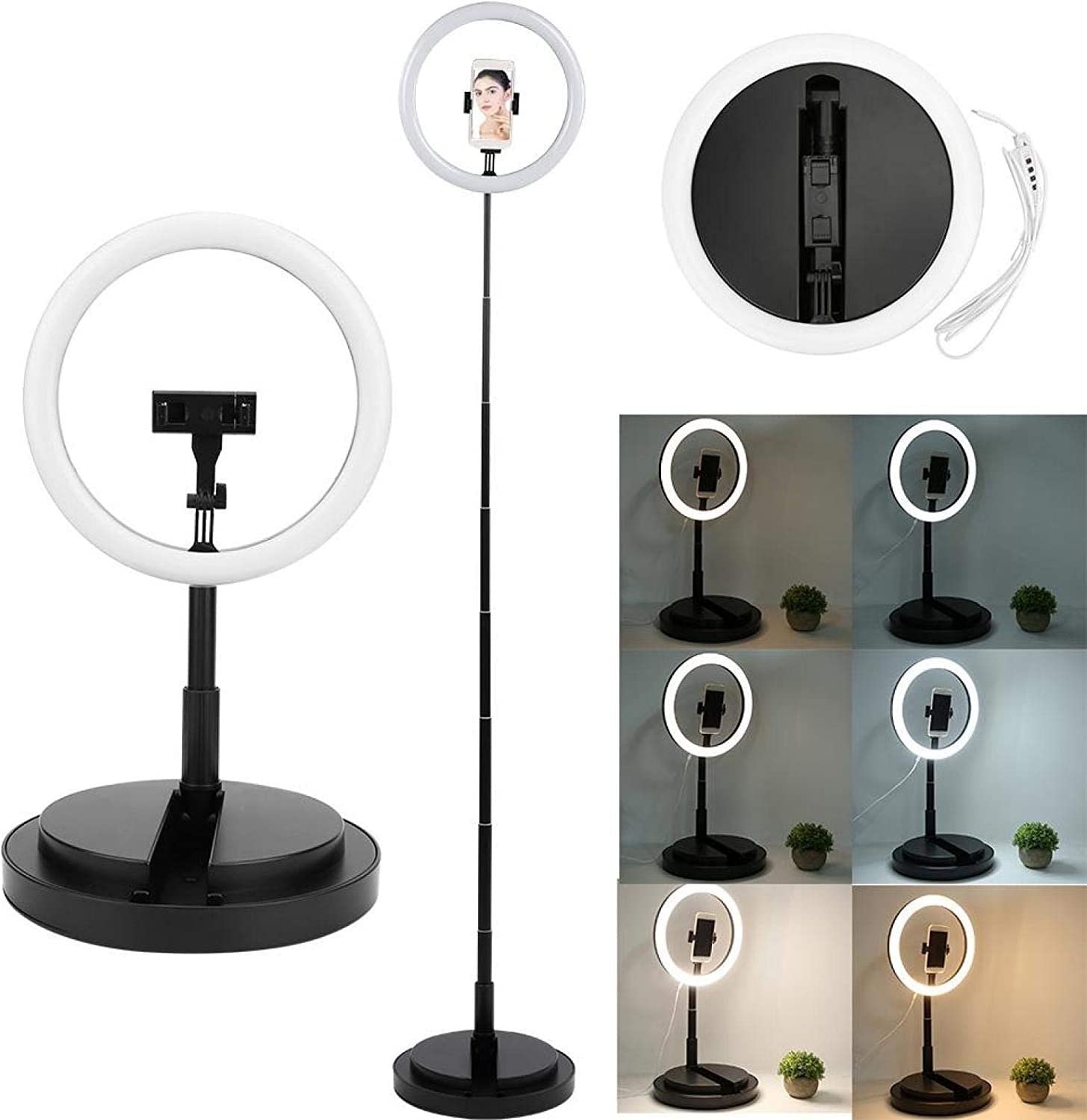 EPANO Foldable Ring Light with Phone Holder - 10