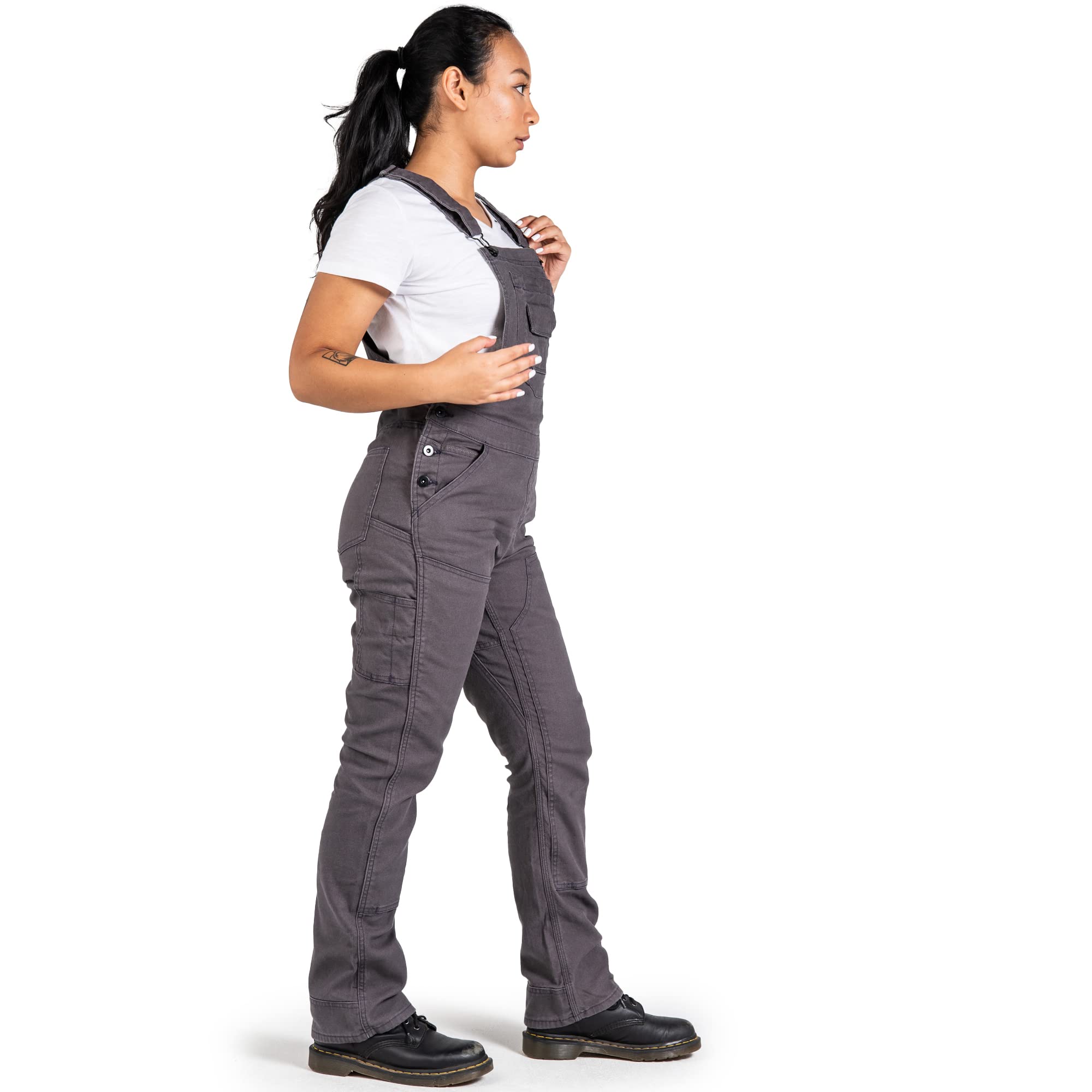 Dovetail Workwear Freshley Overalls for Women - 13 Pockets Durable Work Bib Overalls - Perfect for Construction, Farming & Outdoor Work