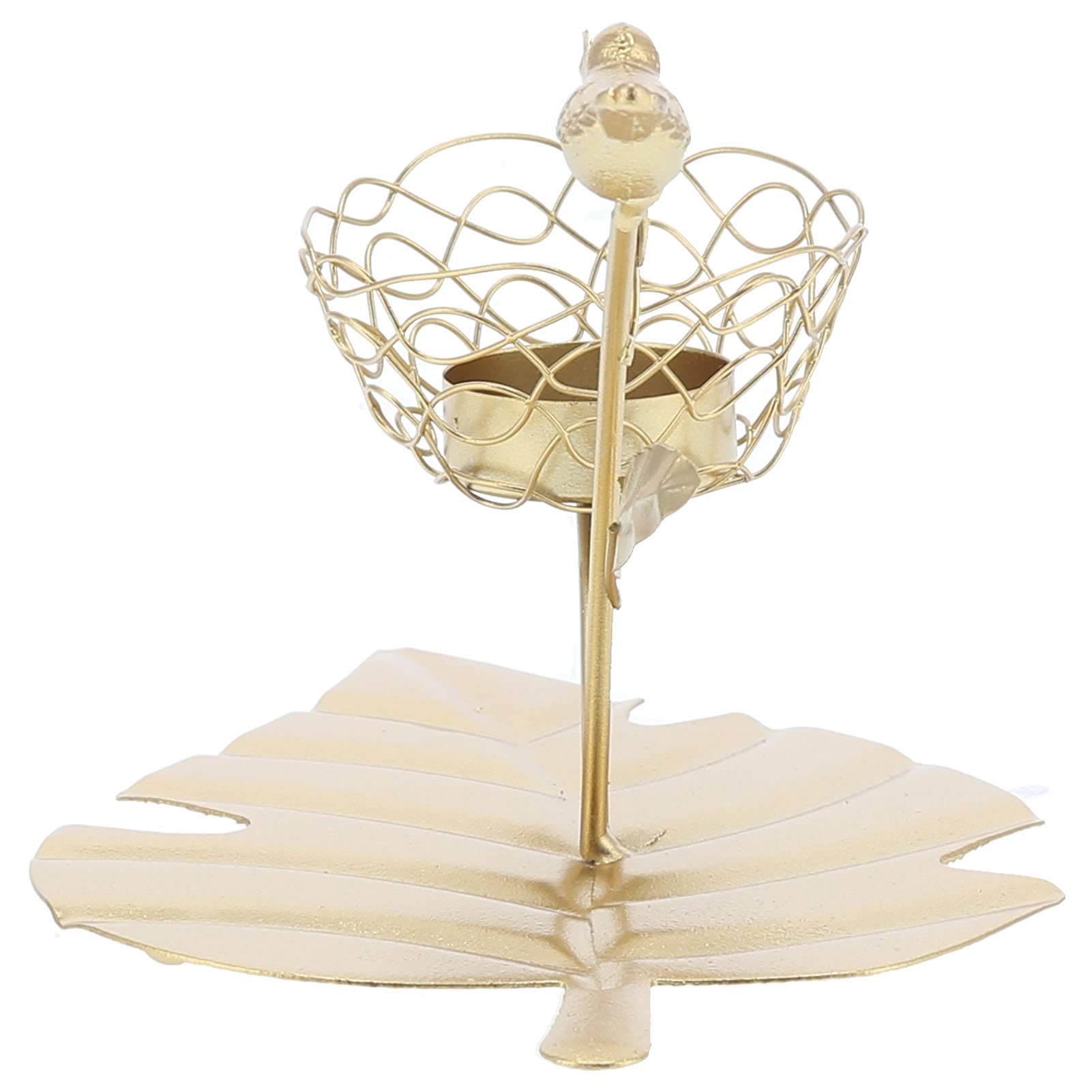 Vintage Gold Bird-Shaped Candle Holder - Elegant Desktop Candlestick for Home Decor, Wedding Centerpiece & Romantic Dinner Ambiance