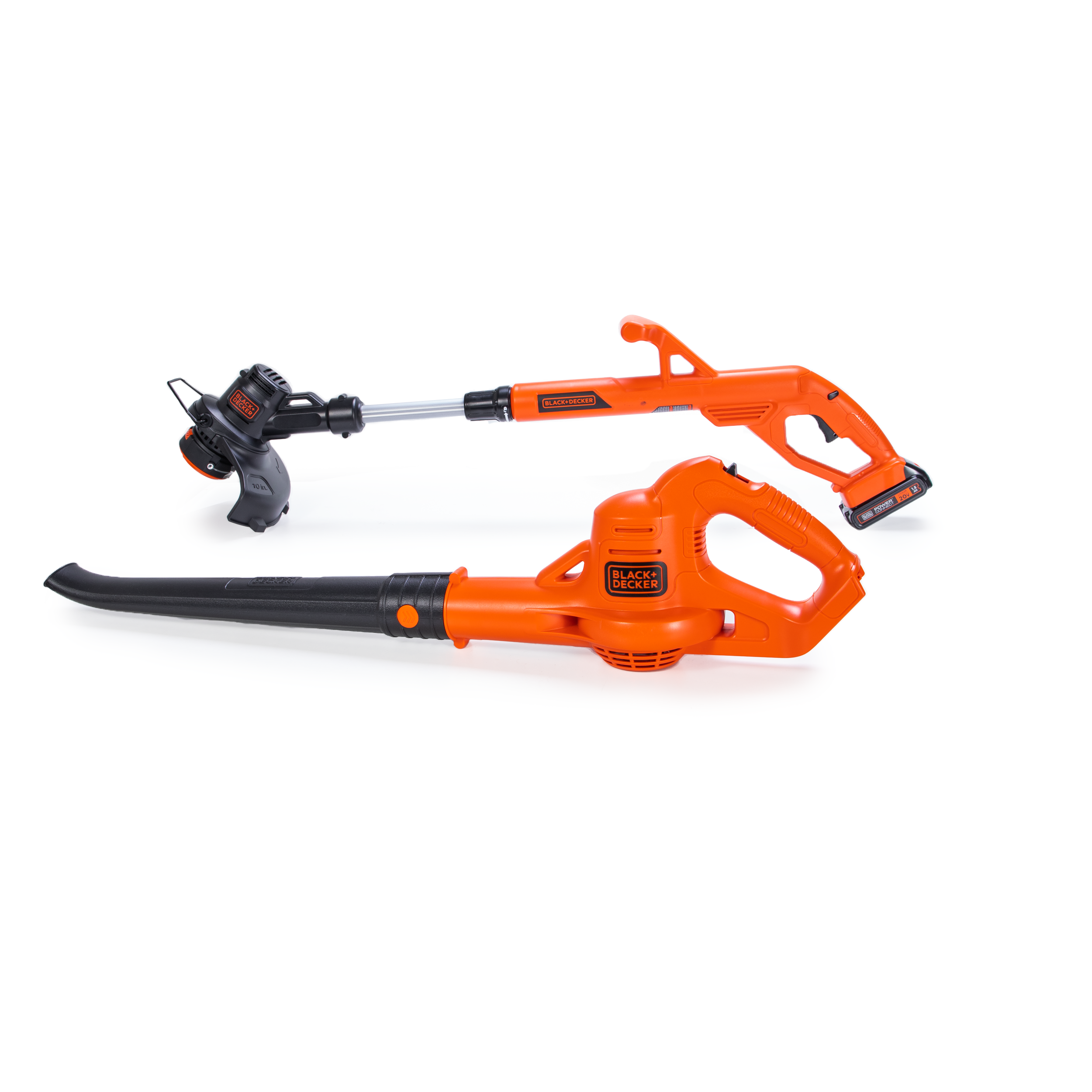 20V MAX* Lithium Cordless 10-Inch String Trimmer & Edger with Hard Surface Sweeper Combo Kit - Perfect for Lawn Care, Yard Maintenance and Driveway Cleaning