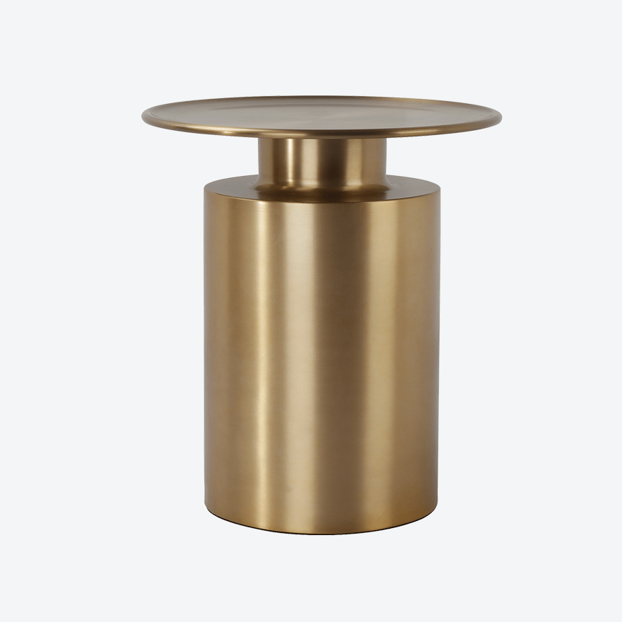 Modern Buckle Tall Side Table - Sturdy & Stylish End Table for Living Room, Bedroom, or Office - Perfect for Lamps, Books & Decor