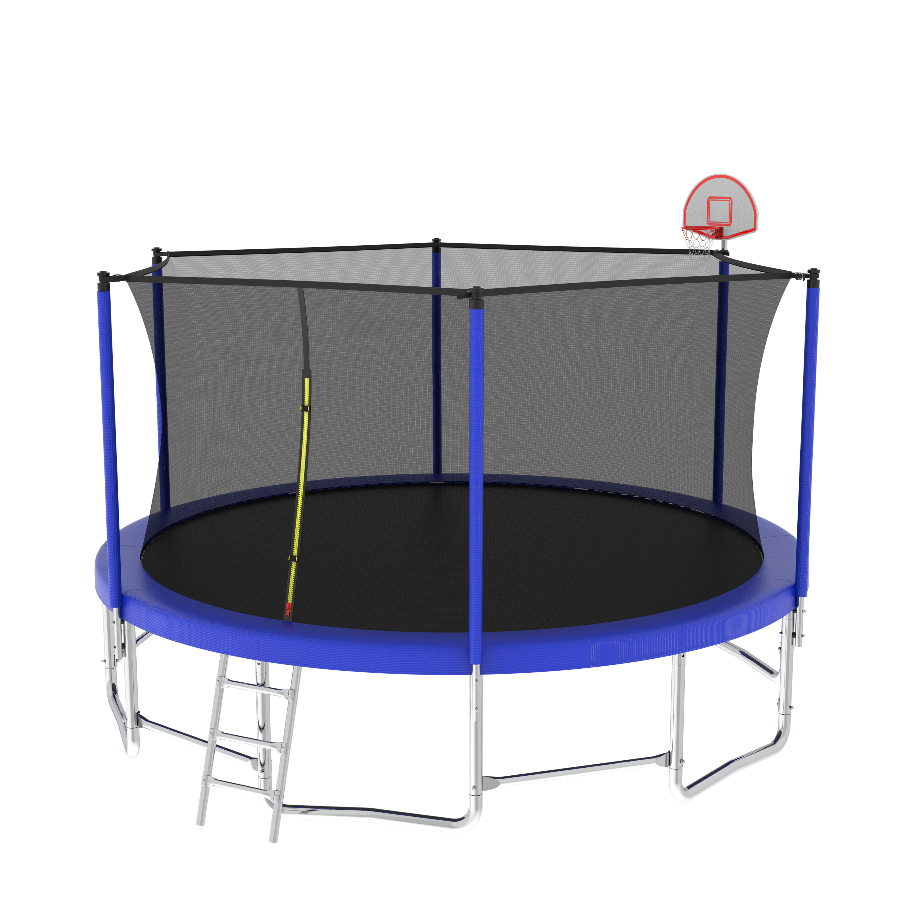 15FT Large Outdoor Trampoline for Kids with Safety Enclosure Net - Perfect for Backyard Play, Exercise & Family Fun