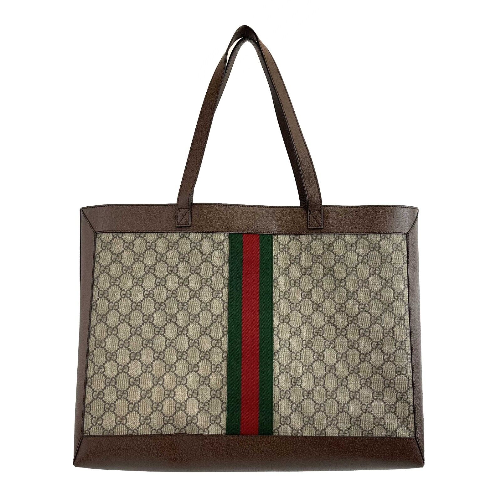 Gucci Ophidia GG Soft Medium Tote Bag in Beige & Brown | Luxury Designer Handbag for Women | Perfect for Work, Travel & Everyday Use