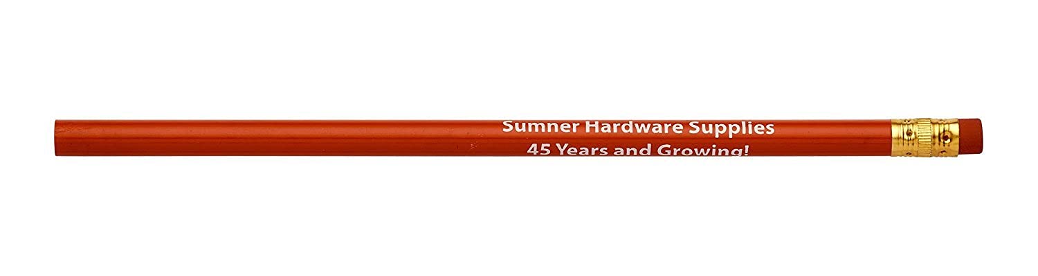 Custom Printed Promotional Pencils - Bulk 500 Pack - Personalized Round Imprinted Pencils for Business Branding, School Events & Office Supplies