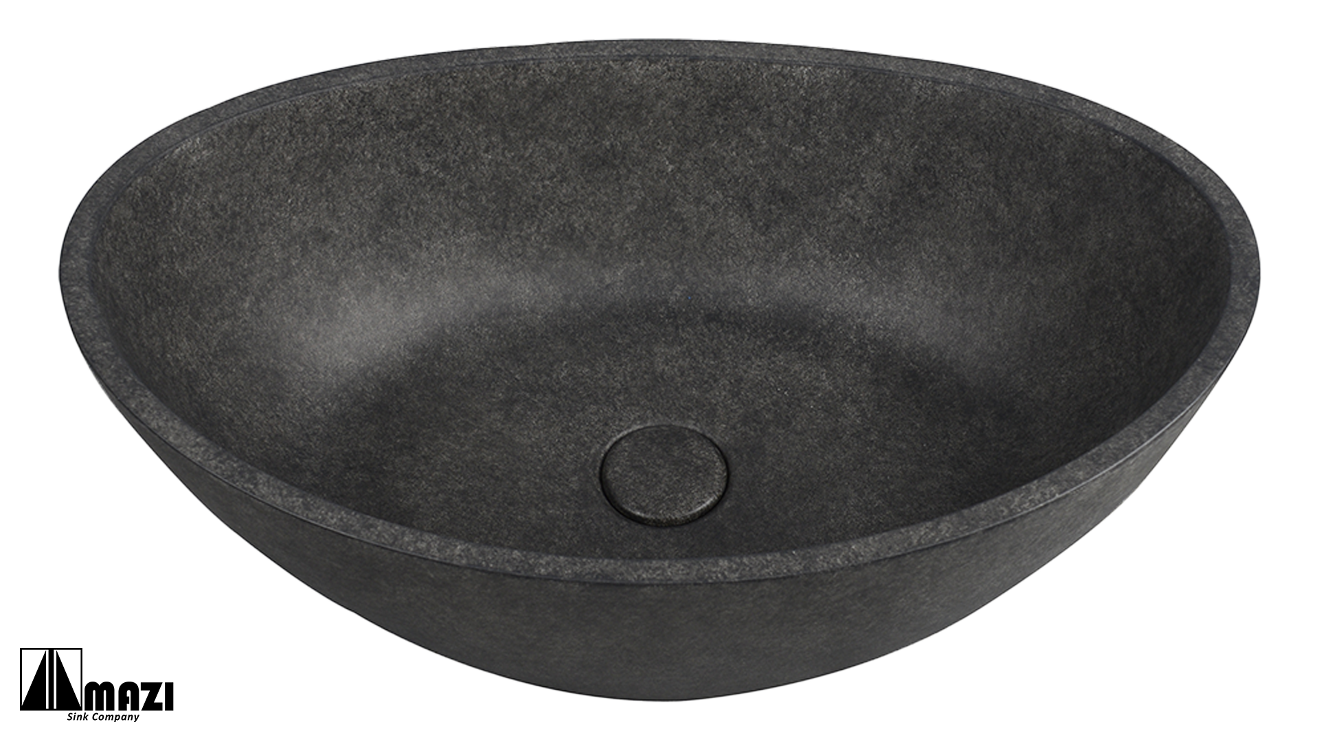 Modern Concrete Vessel Sink CS 0004C20 - Handcrafted Bathroom Basin for Farmhouse, Industrial & Contemporary Home Decor - Perfect for Powder Rooms, Guest Baths & Luxury Master Suites