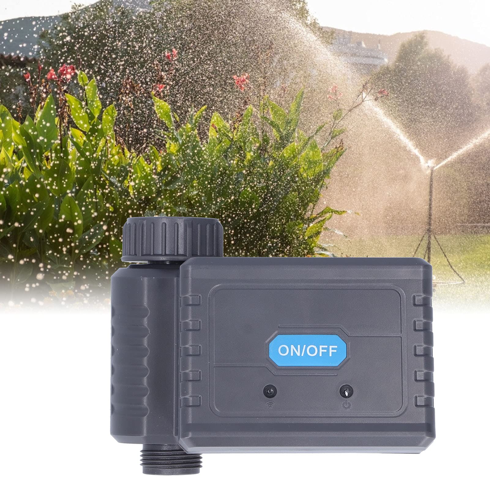 Smart WiFi Watering Timer with APP Remote Control - 1-8KG Water Pressure Adjustable Irrigation Controller for Outdoor Garden | Automatic Plant Watering System for Lawns, Flower Beds & Potted Plants