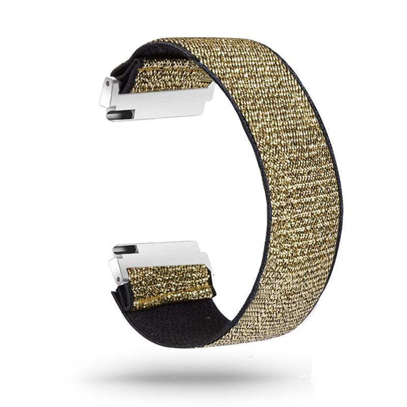 Fitbit Versa/Versa 2/Versa Lite/Versa 3 Replacement Scrunchie Strap - Soft Elastic Hair Tie Style Wristband for Workouts & Everyday Wear