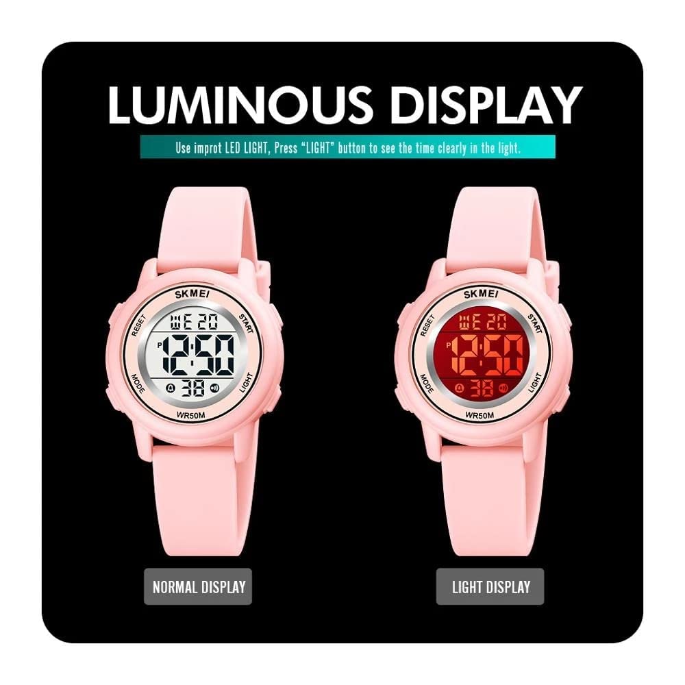 MASTOP Fashion LED Digital Sports Watch with Stopwatch, Calendar & 5Bar Waterproof - Perfect for Running, Swimming & Outdoor Activities