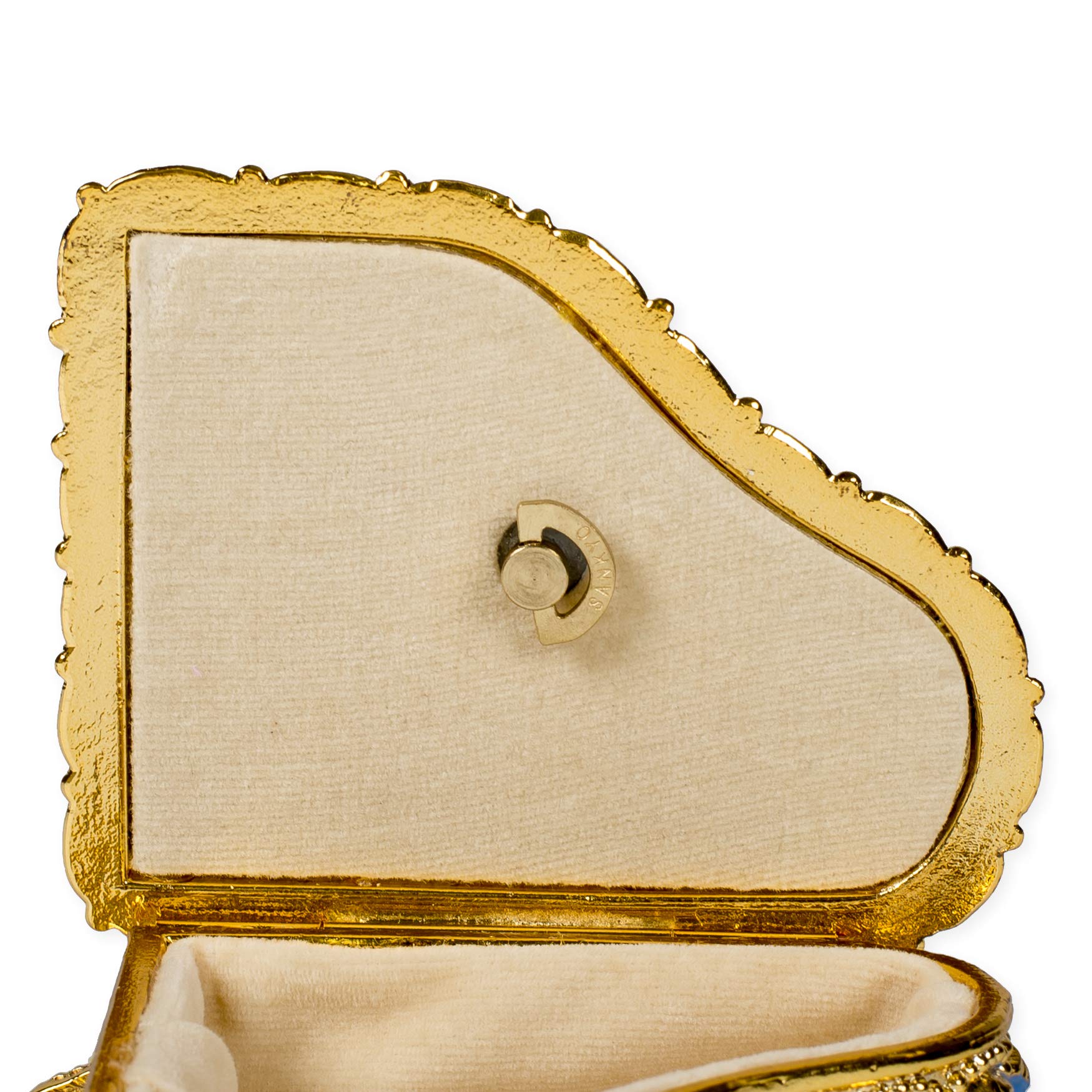 Elegant Floral Piano Music Box with Jewelry Compartment - Plays Fur Elise - Perfect for Home Decor, Gift Giving & Jewelry Storage