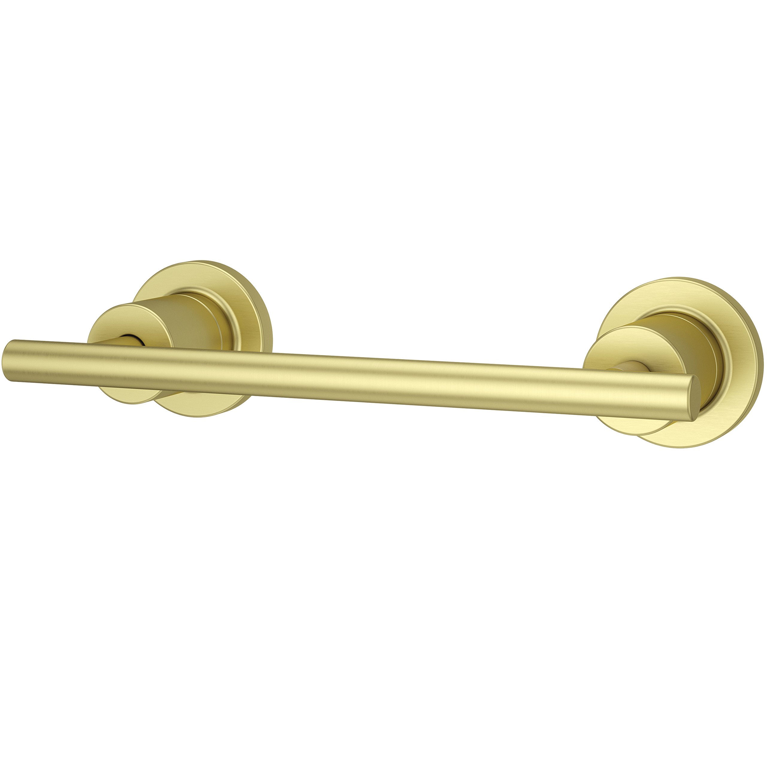 Pfister Contempra Wall-Mounted Toilet Paper Holder - Brushed Gold Finish Bathroom Tissue Roll Holder with Screw-In Installation (BPHNC1BG) - Perfect for Modern Bathrooms, Powder Rooms & Guest Baths