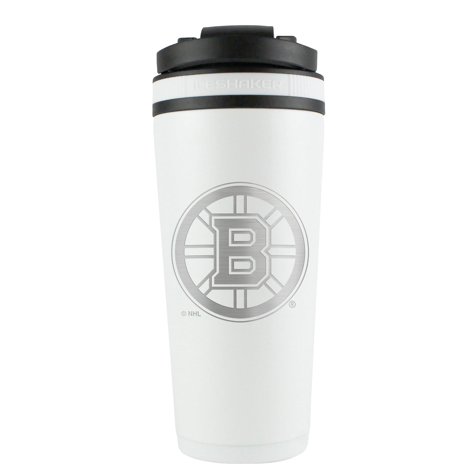 Official Boston Bruins 26oz Insulated Stainless Steel Water Bottle with Lid - NHL Licensed Team Logo - Perfect for Gym, Workouts, Sports & Outdoor Activities
