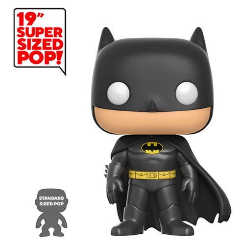 DC Comics Batman 19-Inch Pop! Vinyl Figure - Collectible Superhero Statue for Home Decor, Office Display & Gift for Batman Fans