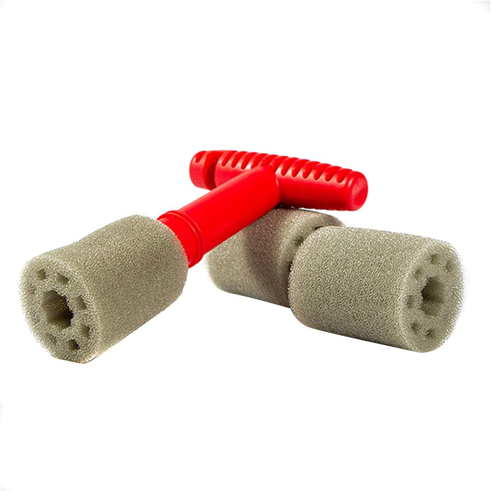 Premium Car Lug Nut & Wheel Cleaning Brush Kit - T-Shaped Handle Detailing Brush with 3 Extra Sponges for Deep Cleaning Tires, Wheels & Hard-to-Reach Areas - Perfect for Car Wash, Auto Detailing & DIY Cleaning