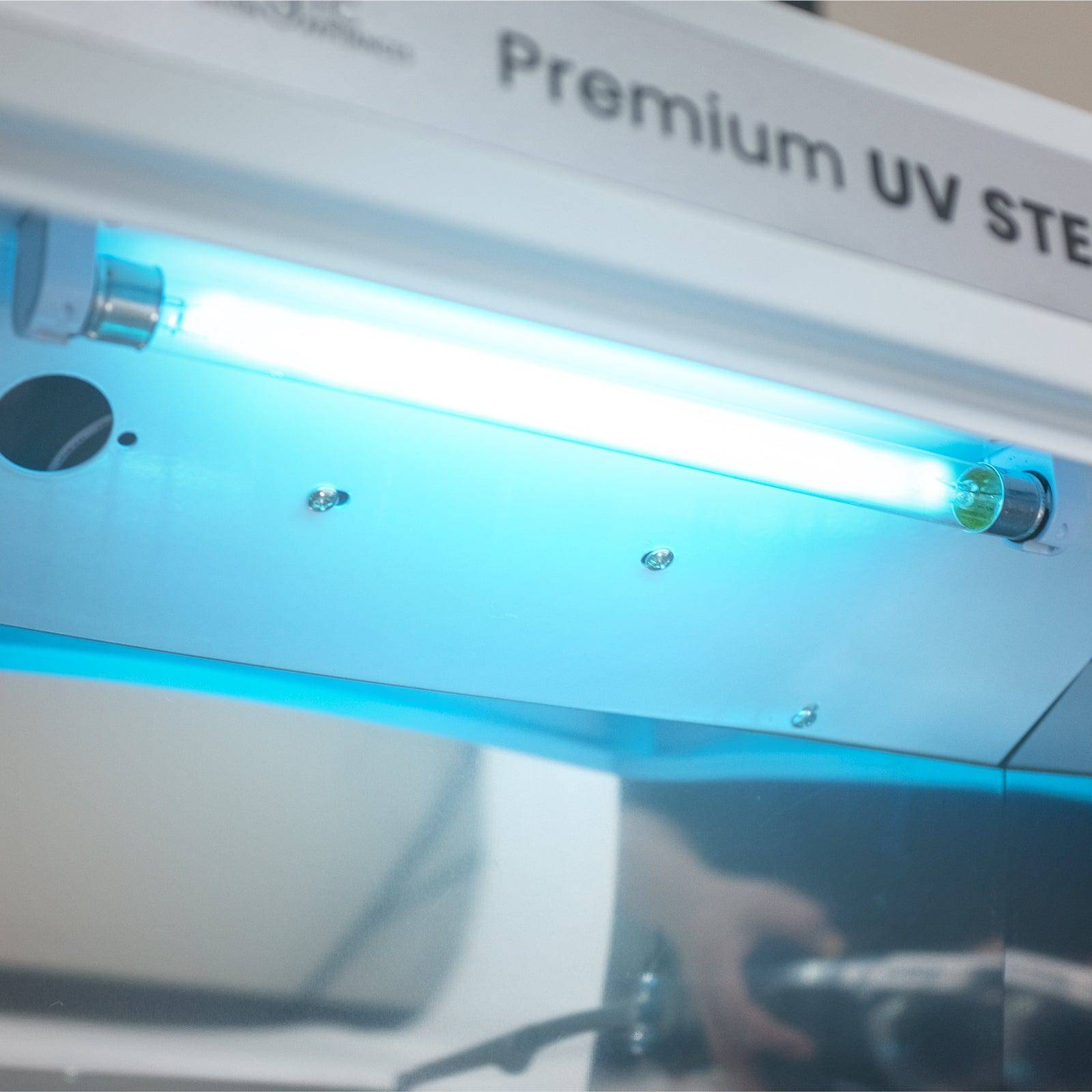 DermaLoGIC Premium UV Sterilizer for Home & Travel - Sanitizer for Phones, Keys, Jewelry & Baby Items | Kills 99.9% Germs & Bacteria | Compact UV Light Disinfection Device