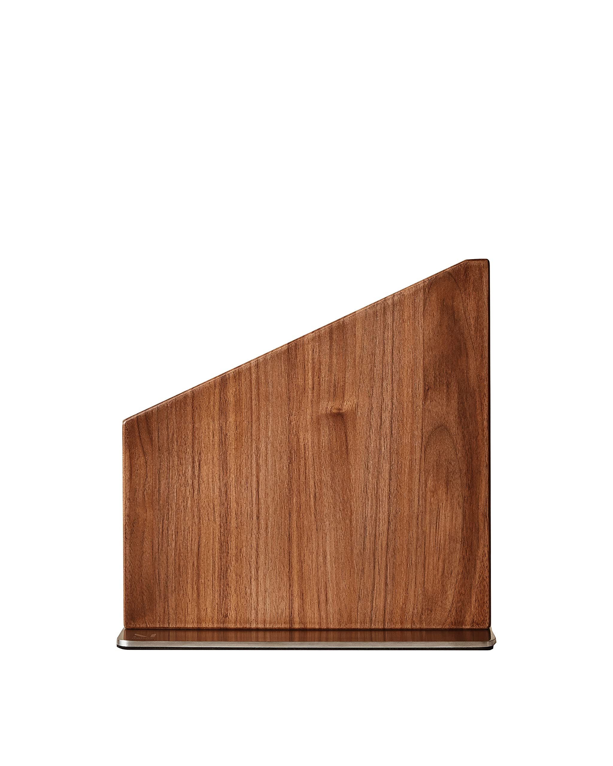 Premium 3-Piece Knife Set with Walnut Stand - Chef Knife, Paring Knife, Utility Knife - Perfect for Home Cooking, Camping & Outdoor Adventures