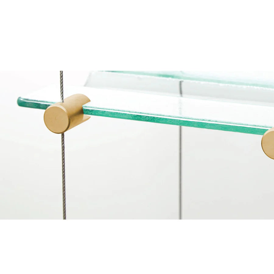 Premium Blue Grouse Glass Cradle with Secure Clips - Floating Wine Display System for Restaurants, Bars & Home Wine Cellars - Perfect for Showcasing Fine Wines & Spirits