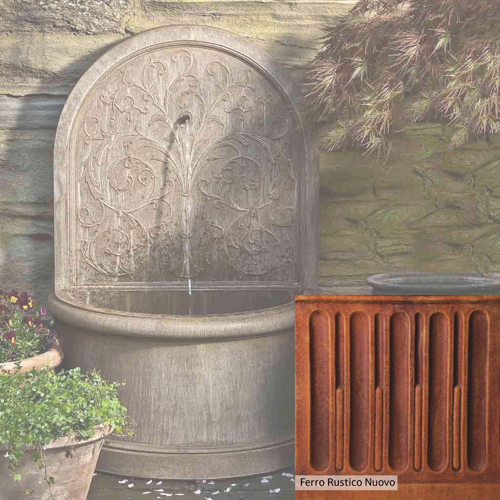 Campania International Corsini Outdoor Wall Fountain - Elegant Garden Water Feature for Patio, Yard & Landscape Decor