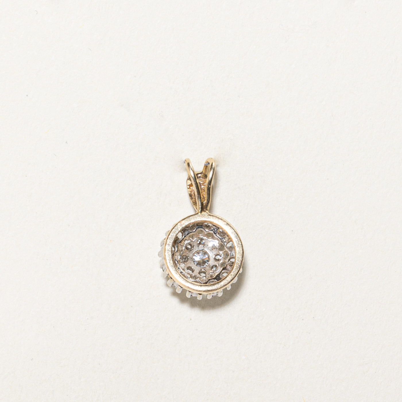 0.45ctw Diamond Cluster Round Pendant Necklace - Elegant Jewelry for Women, Perfect for Weddings, Anniversaries & Special Occasions