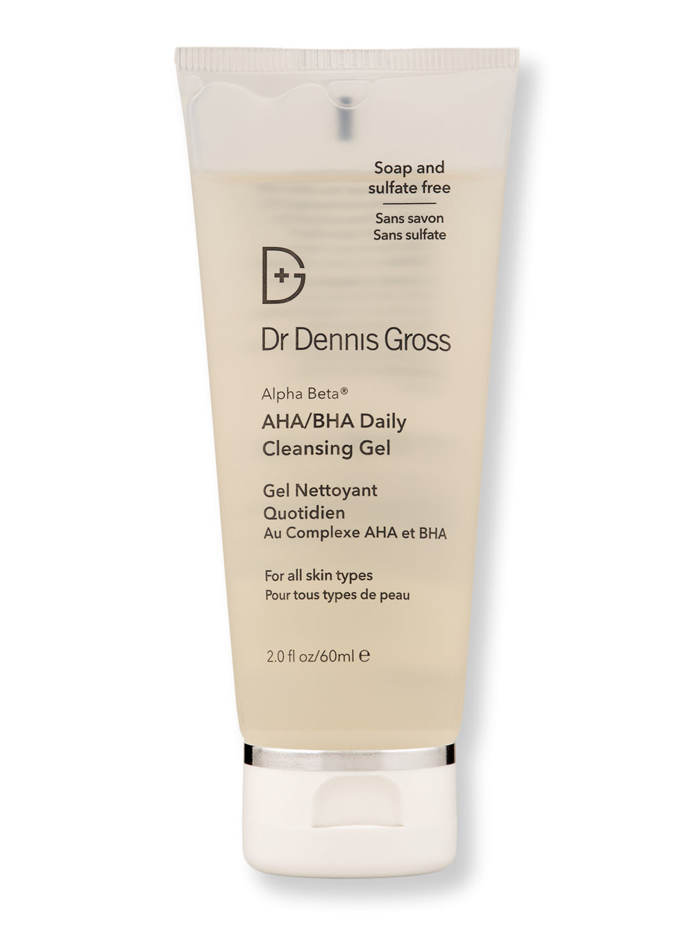 Dr. Dennis Gross Alpha Beta® AHA/BHA Daily Cleansing Gel - Exfoliating Face Wash for Acne, Wrinkles & Pores - Gentle Daily Cleanser for Glowing Skin | Perfect for Morning & Night Skincare Routine