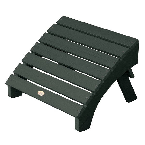 Premium Outdoor Folding Adirondack Ottoman - Waterproof Patio Footrest & Garden Lounge Chair Accessory for Deck, Poolside & Backyard Relaxation