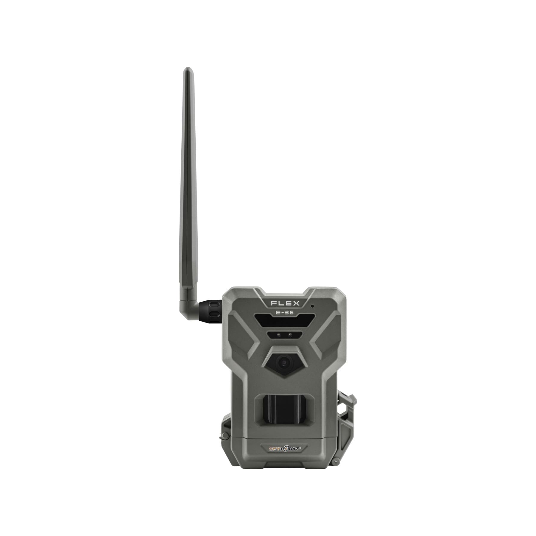 SPYPOINT Flex E-36 36MP Trail Camera with Night Vision - 16GB MicroSD Card & 8 AA Batteries Included - Wireless Game Camera for Hunting, Wildlife Monitoring & Home Security - Works with Free SPYPOINT App
