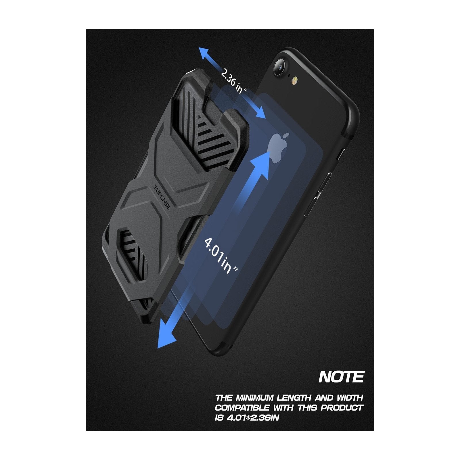 Stick-On Silicone Credit Card Holder (2 Pack) - Slim & Secure Black Wallet for Cards - Perfect for Travel, Gym, and Everyday Use